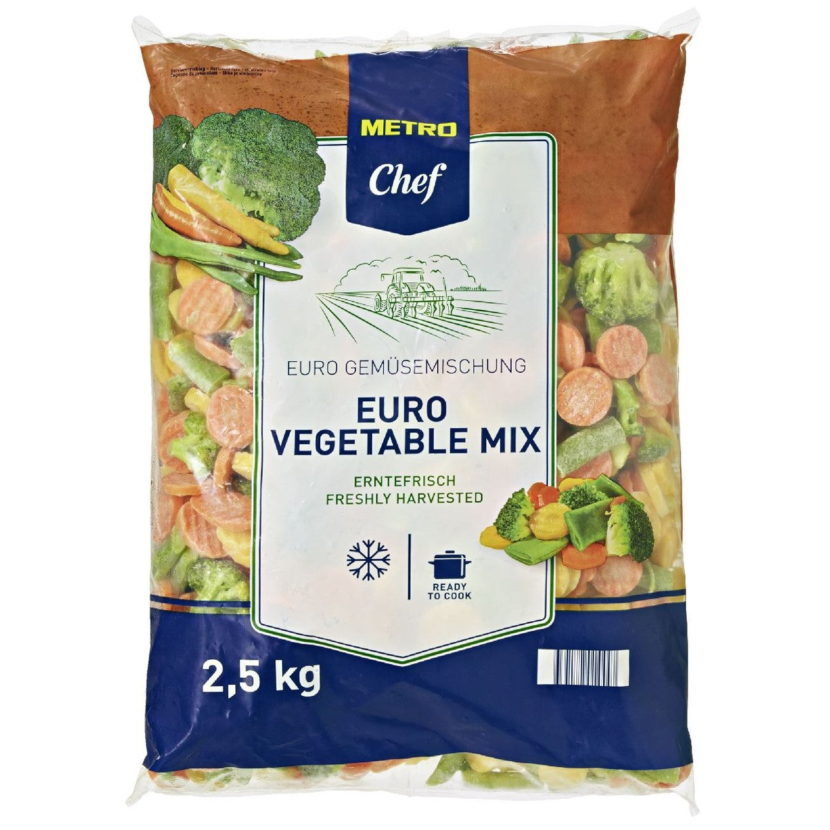 Vegetable euro mix 2.5 kg