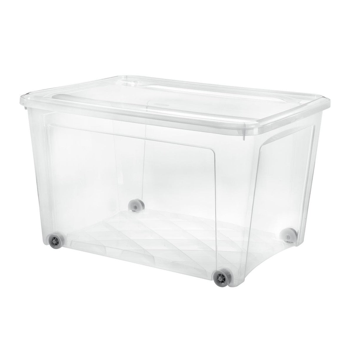 aro Storage box with lid + wheels 145 l