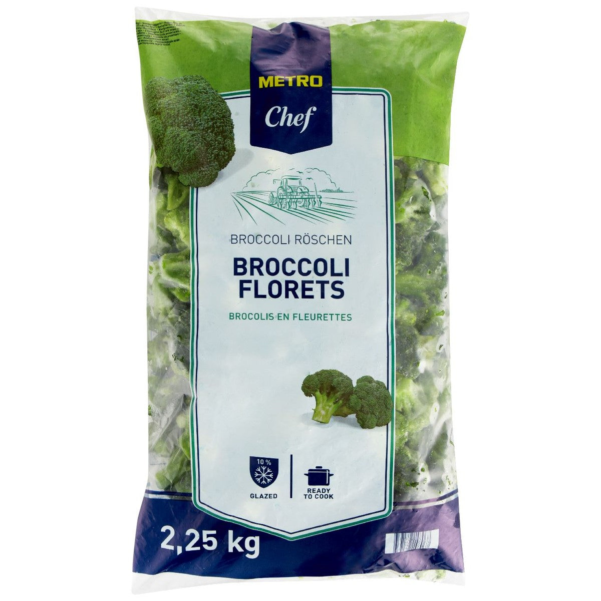 Broccoli florets 20/40 2.5 kg