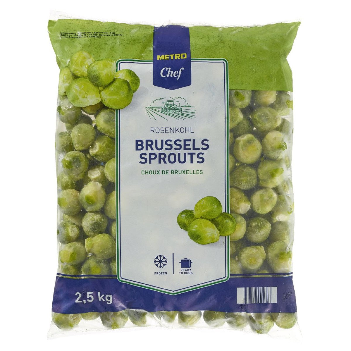 Frozen Brussels sprouts 2.5 kg