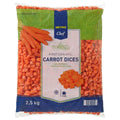 Carrot cubes 2.5 kg