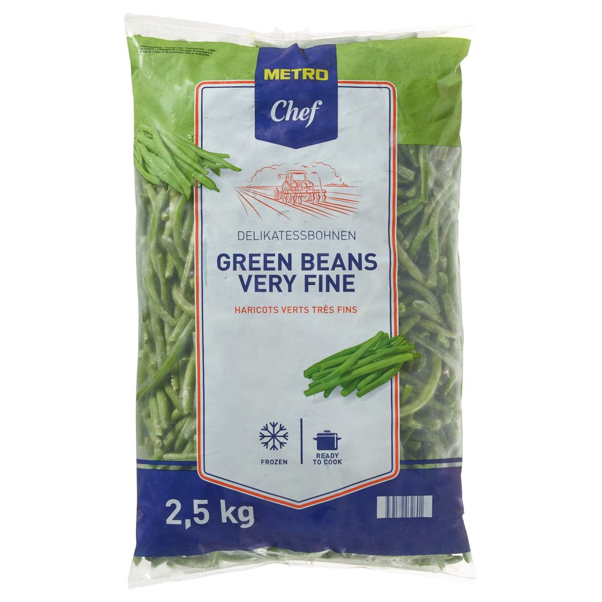 Green beans very fine 2.5 kg