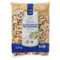 Sliced ​​mushrooms 1st quality 2.5 kg