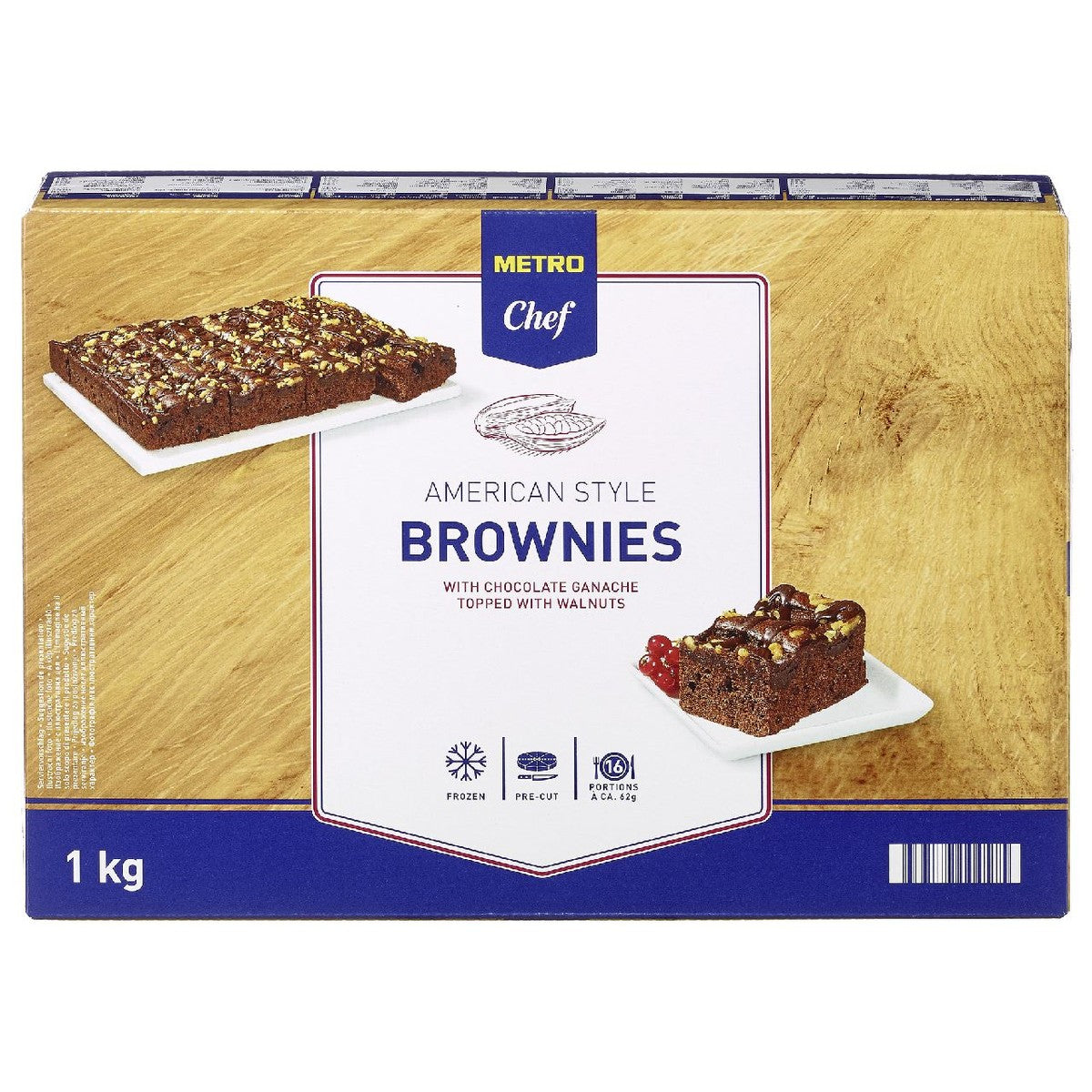 Brownie 16 pieces 1 kg
