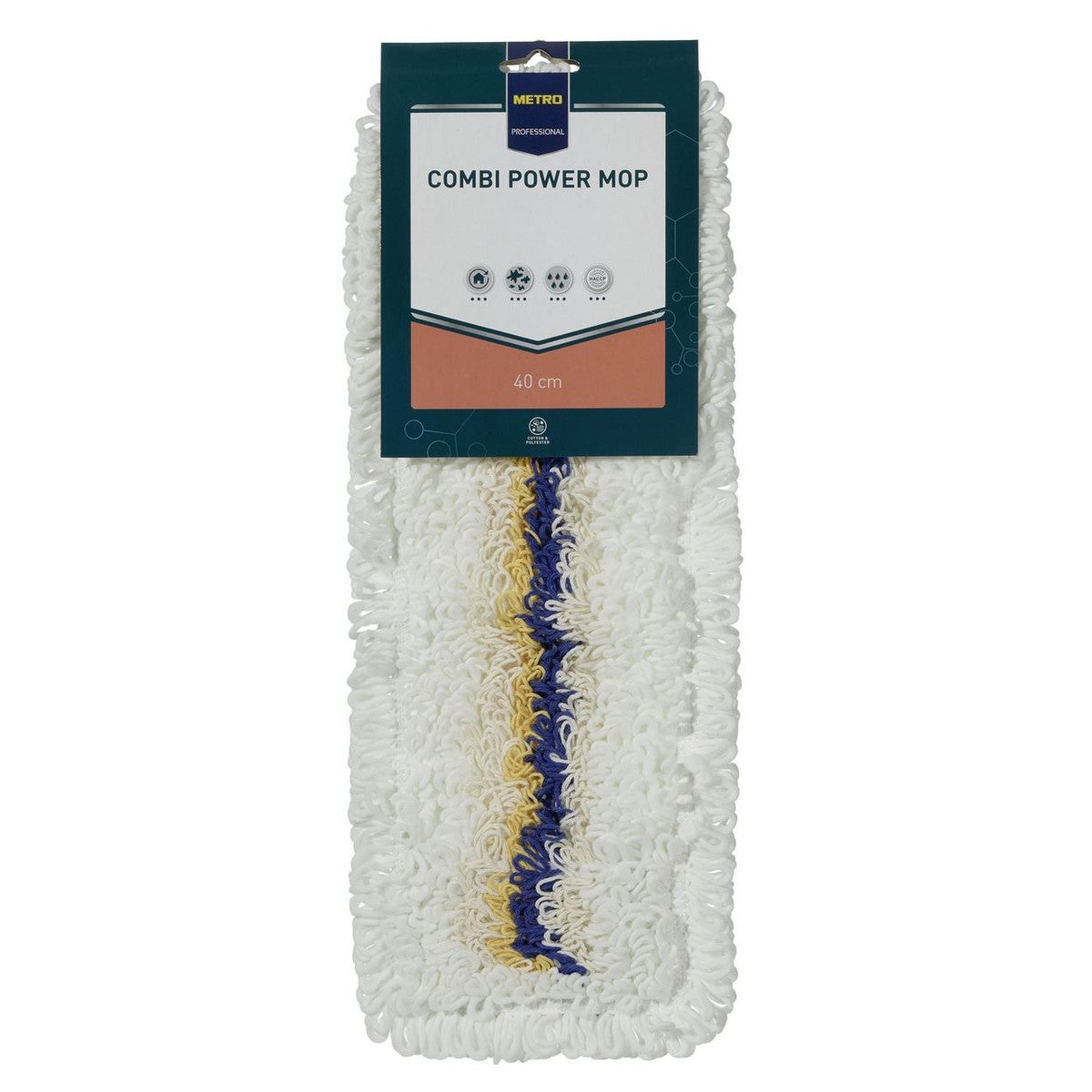 METRO PROFESSIONAL Microfiber Mix Mop Replacement 40 cm