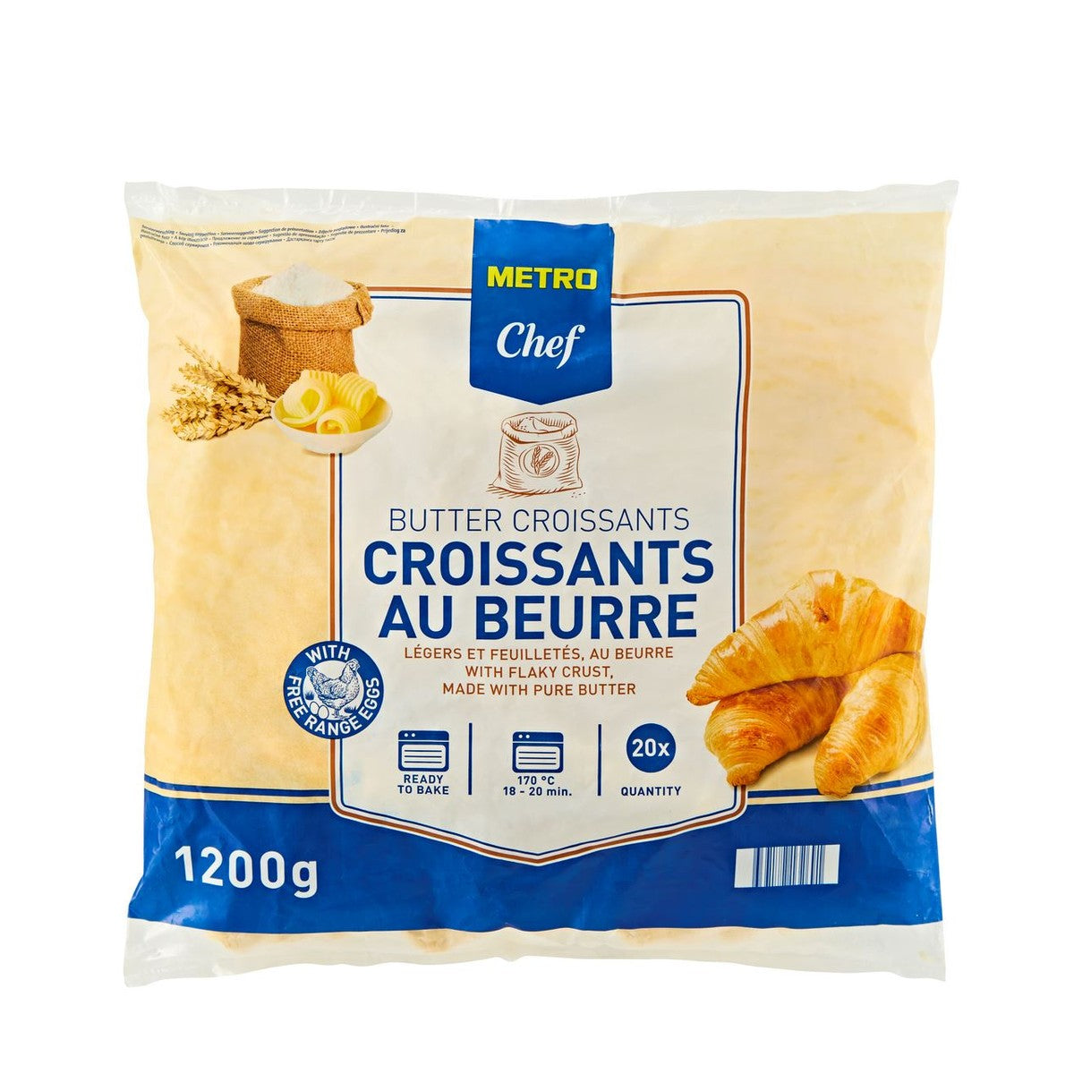 Croissant 20 x 60 g