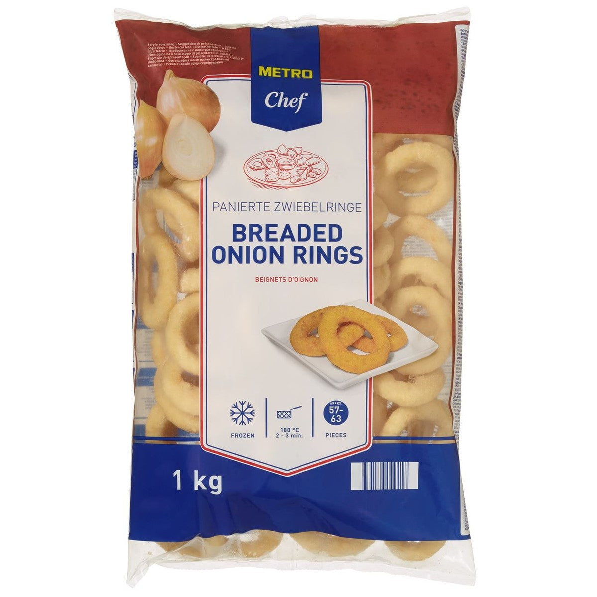 Breaded Onion Rings 1 kg