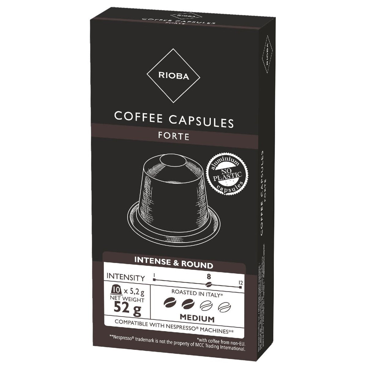 RIOBA Nespresso Forte 10 pieces