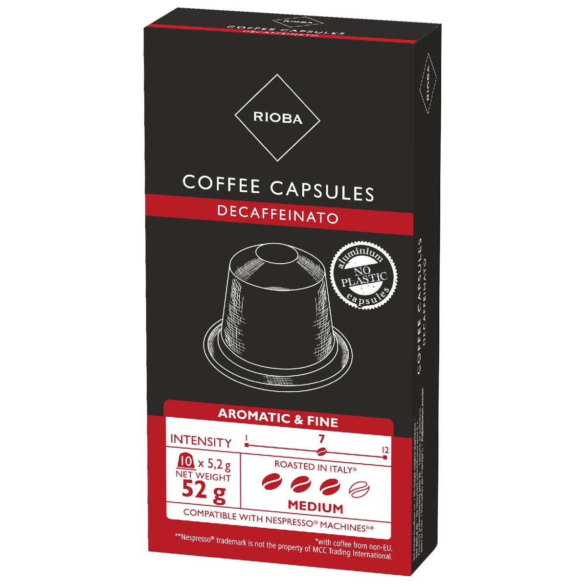 RIOBA Nespresso Decaffeinato 10 pieces