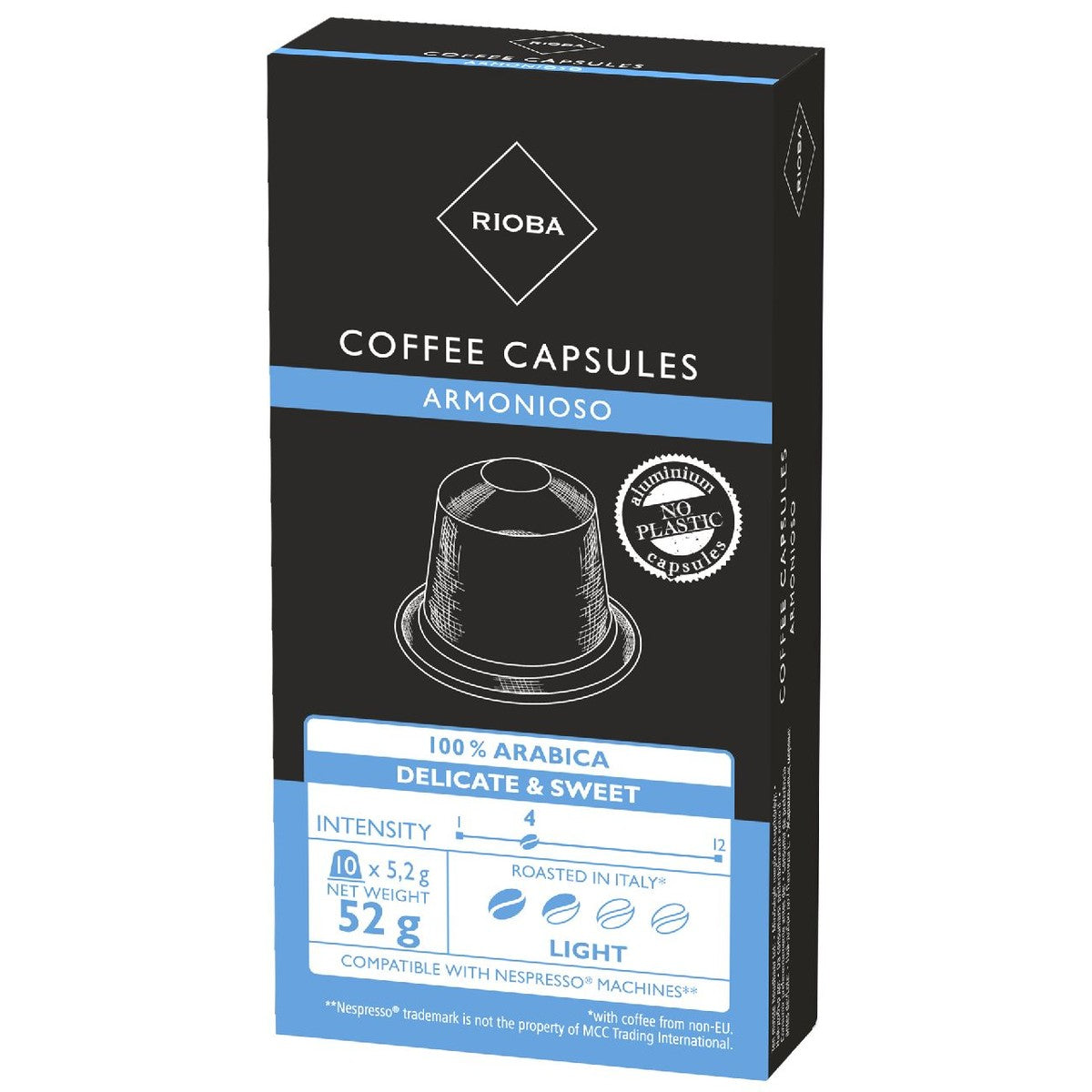 RIOBA Nespresso Armonioso 10 pieces