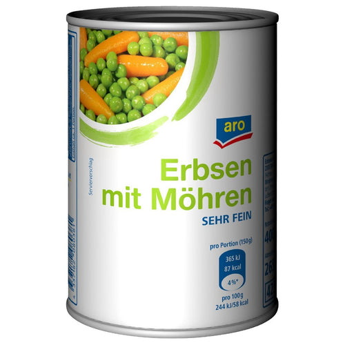 aro Pea Carrot Extra Fine 425 ml