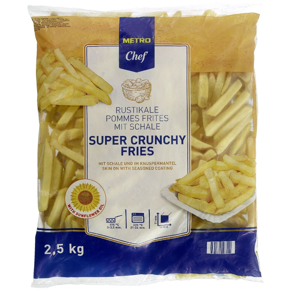 Super crunchy fries 2.5 kg