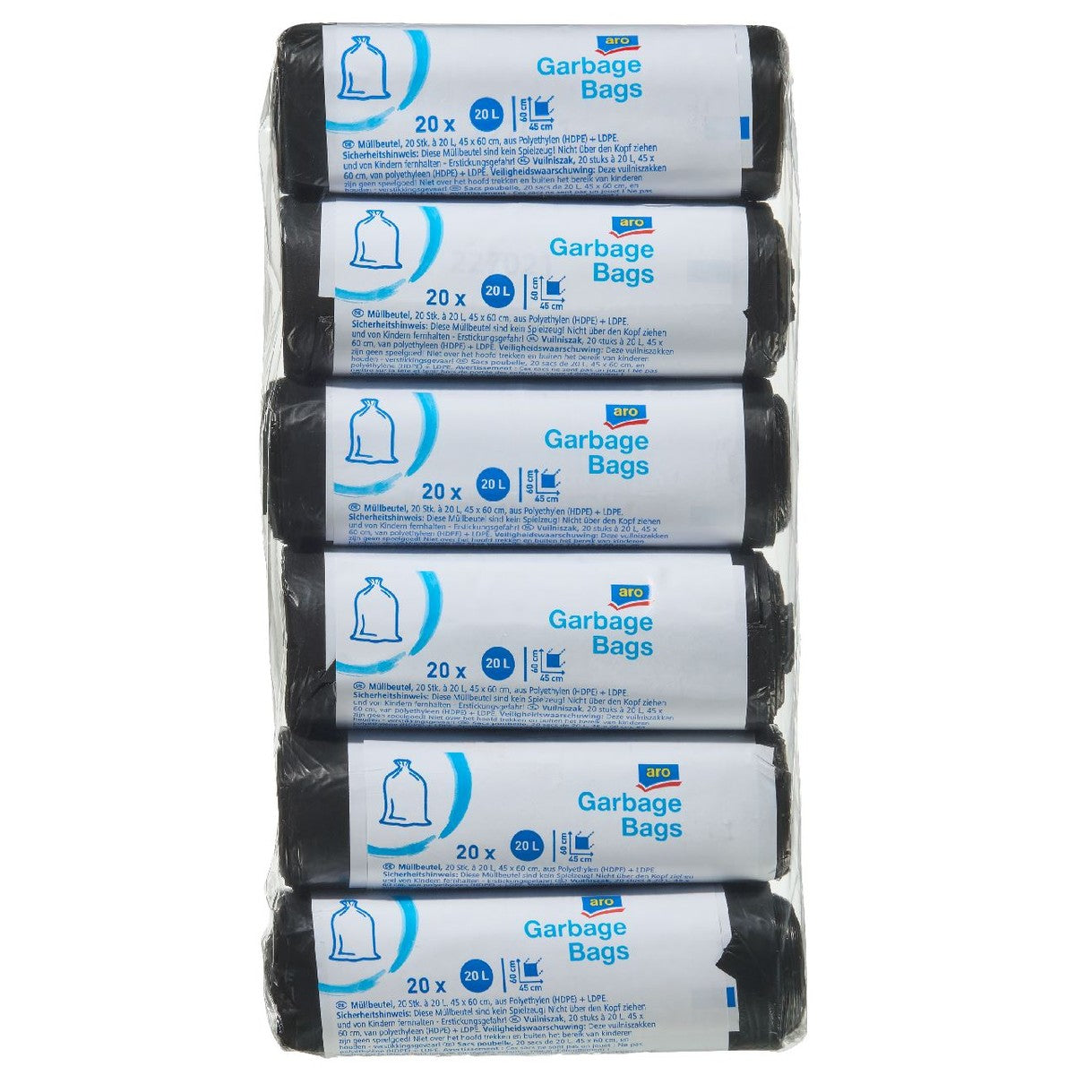 aro Garbage bag 6 x 20 x 20 l