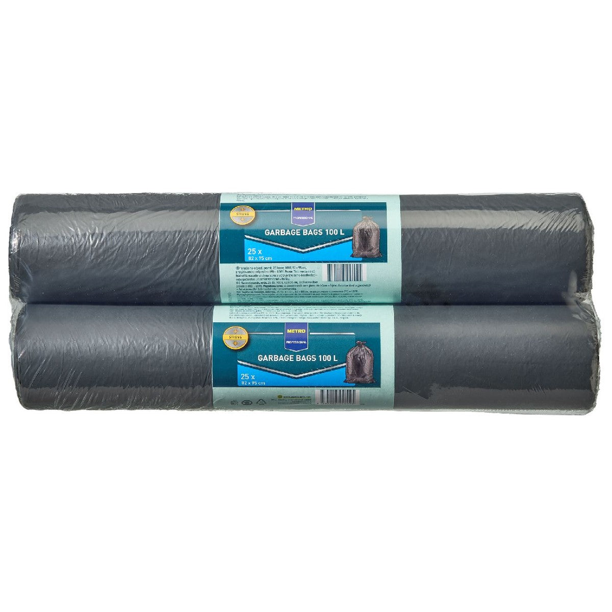 METRO PROFESSIONAL Drawstring bags 2 x 25 x 100 l