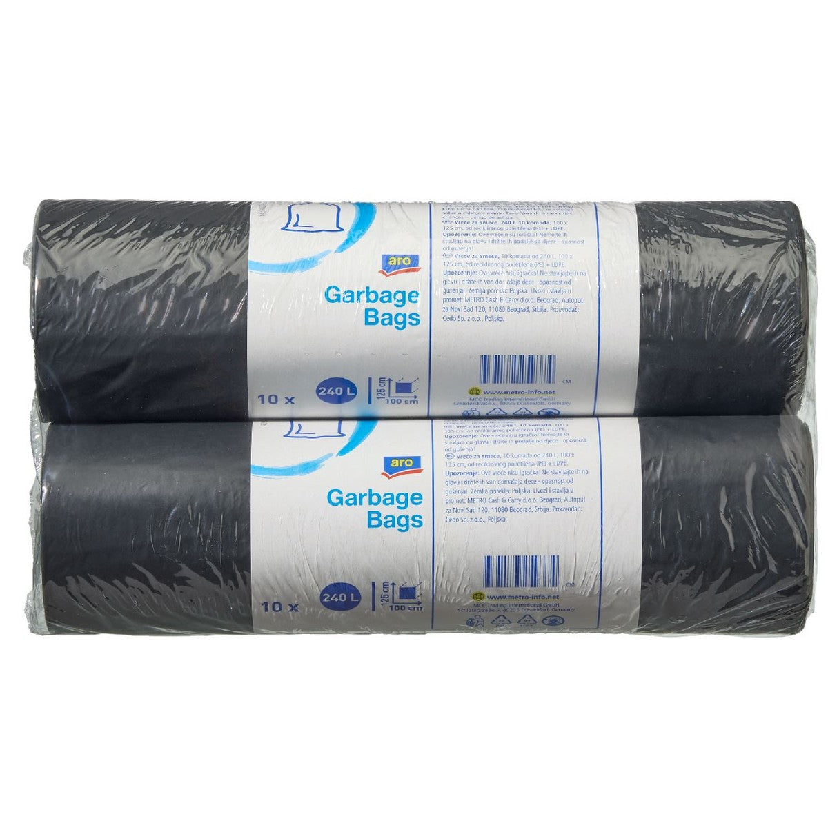 aro Garbage bags 2 x 10 x 240 l