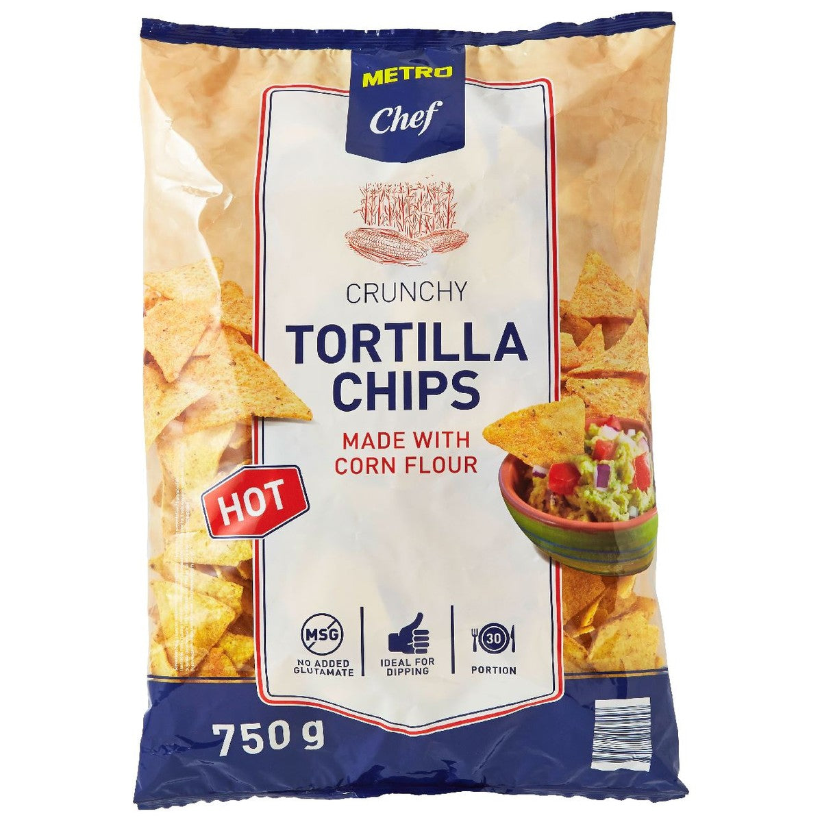 Tortilla chips hot 750 g