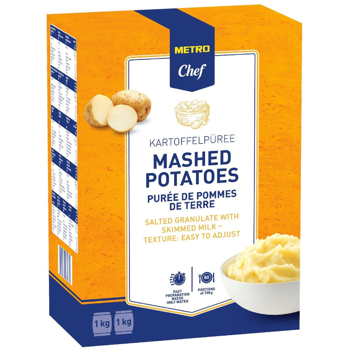 Mashed potatoes 2 x 1 kg