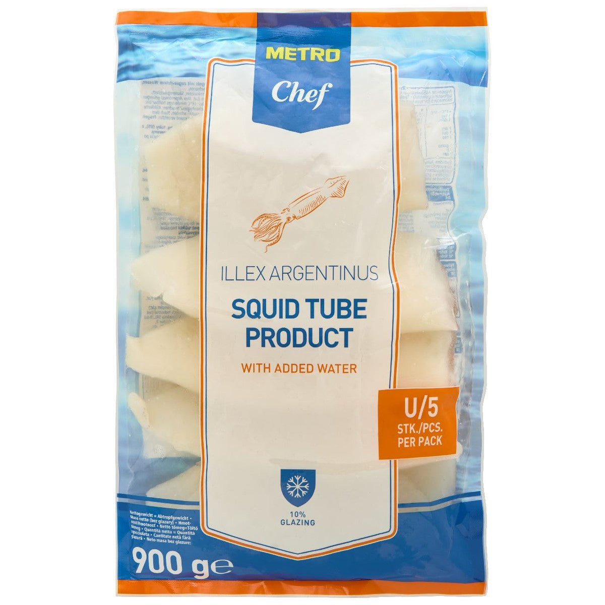 Squid Tubes U/5 900 g