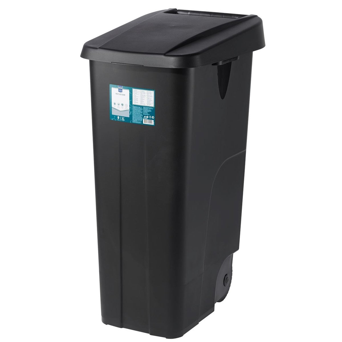 METRO PROFESSIONAL Pedal bin Black 110 l