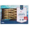 Raw Black Tiger shrimps with head and shell 16/20 800 g