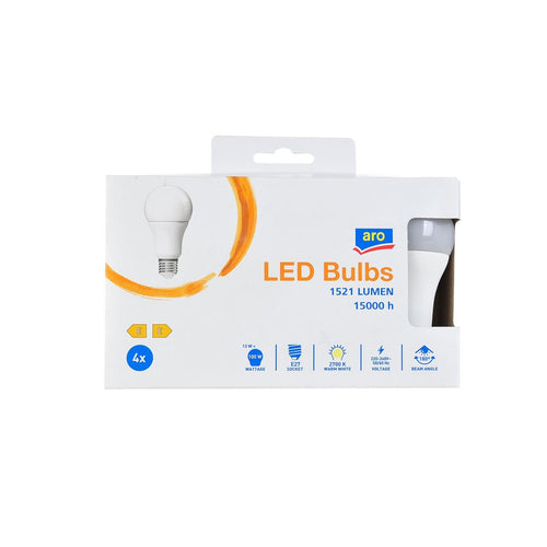 aro A60 13.5W 1521Lm E27 2700K