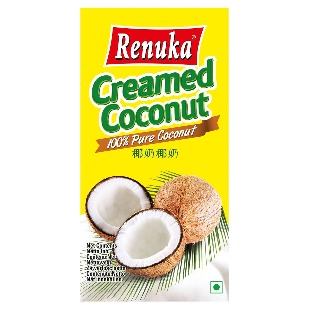 Renuka Coconut cream block pack 200 g