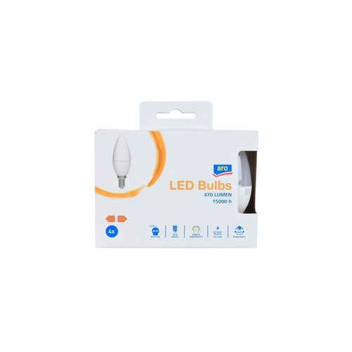 aro C35 4.5W E14 2700K 4 pieces