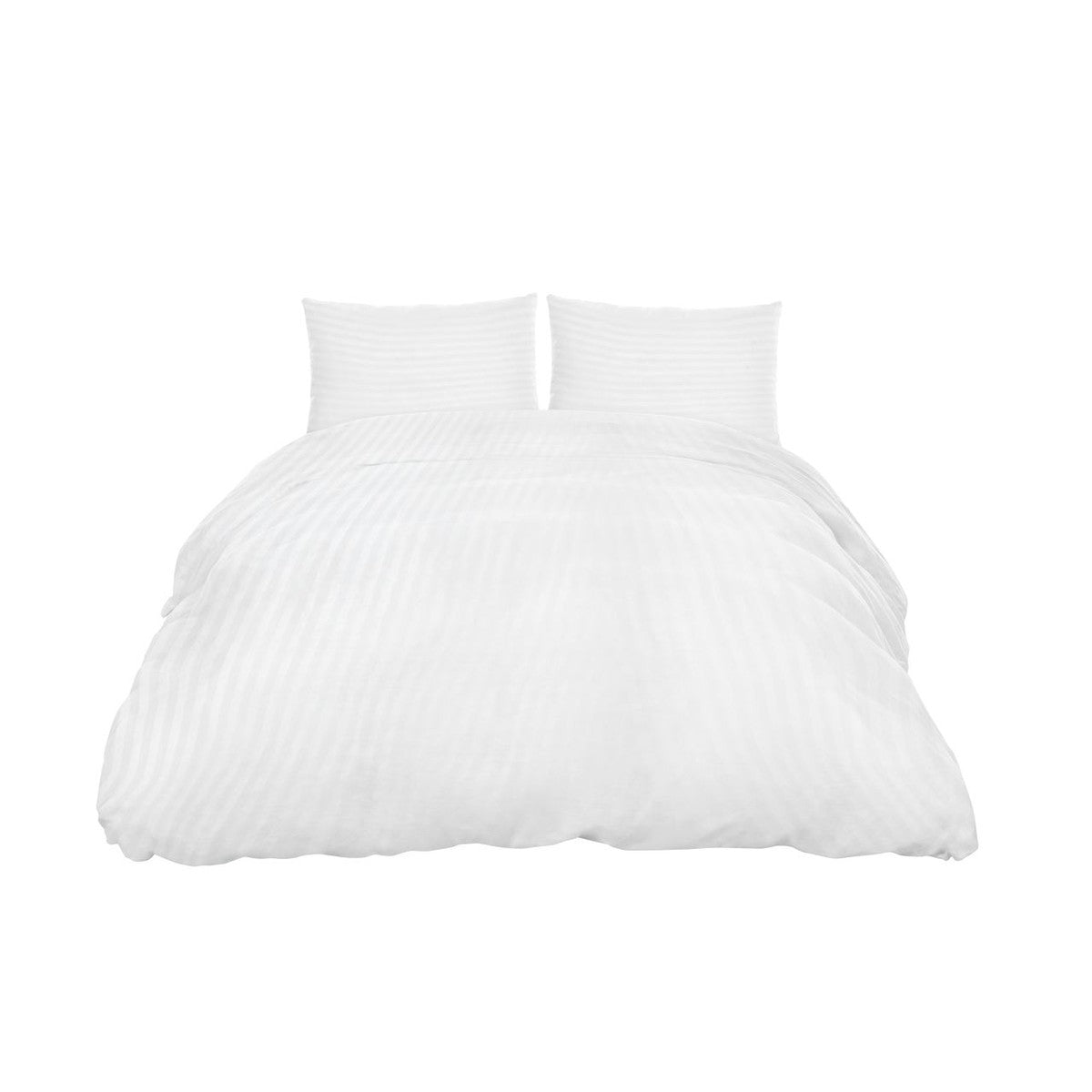METRO PROFESSIONAL Duvet cover Satin Str White 200 x 200