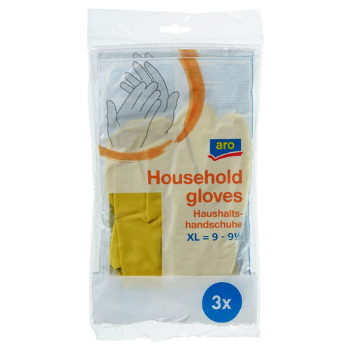 aro Household Gloves Extra Large 3 pairs