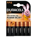 DURACELL Alkaline Plus AA 6 pieces