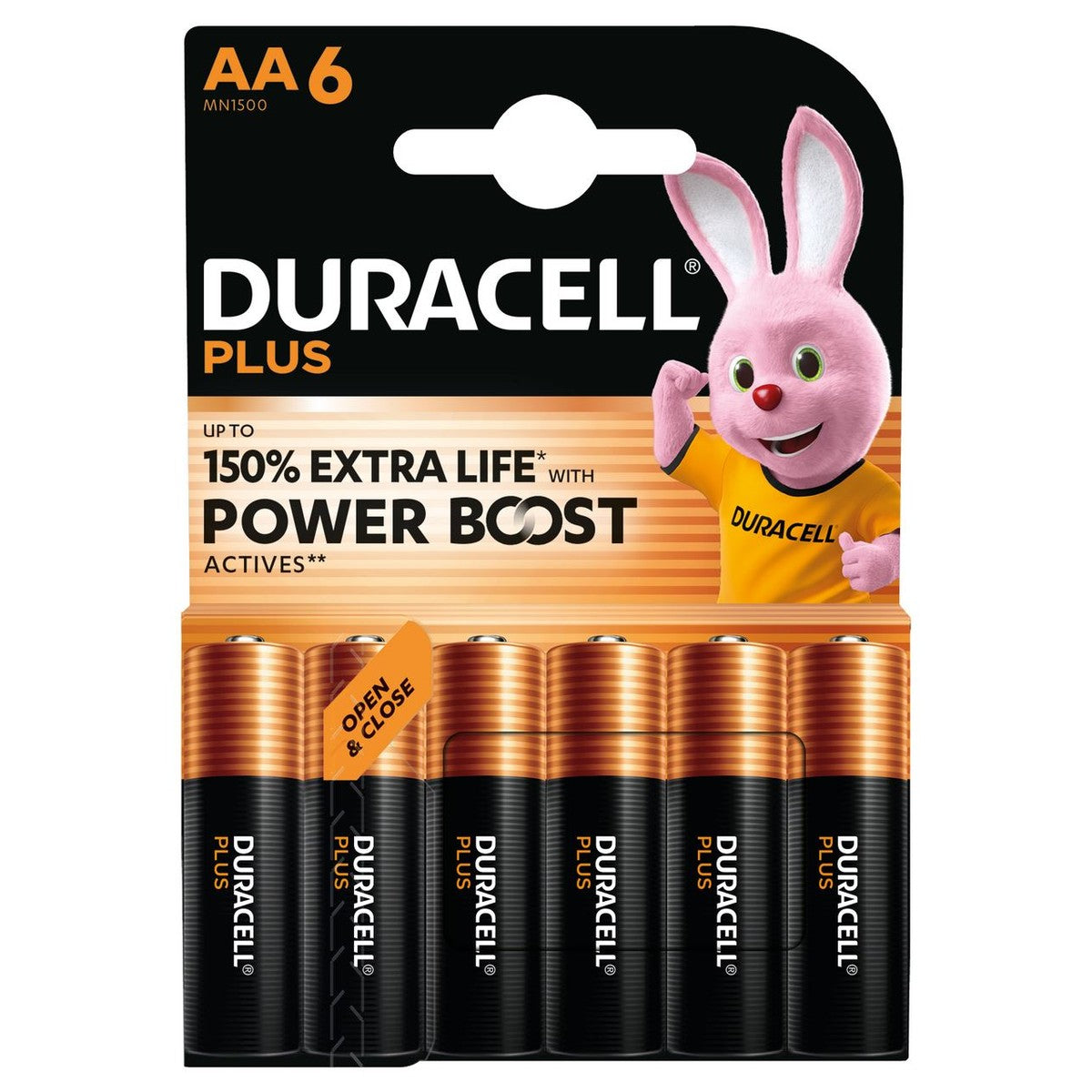 DURACELL Alkaline Plus AA 6 pieces
