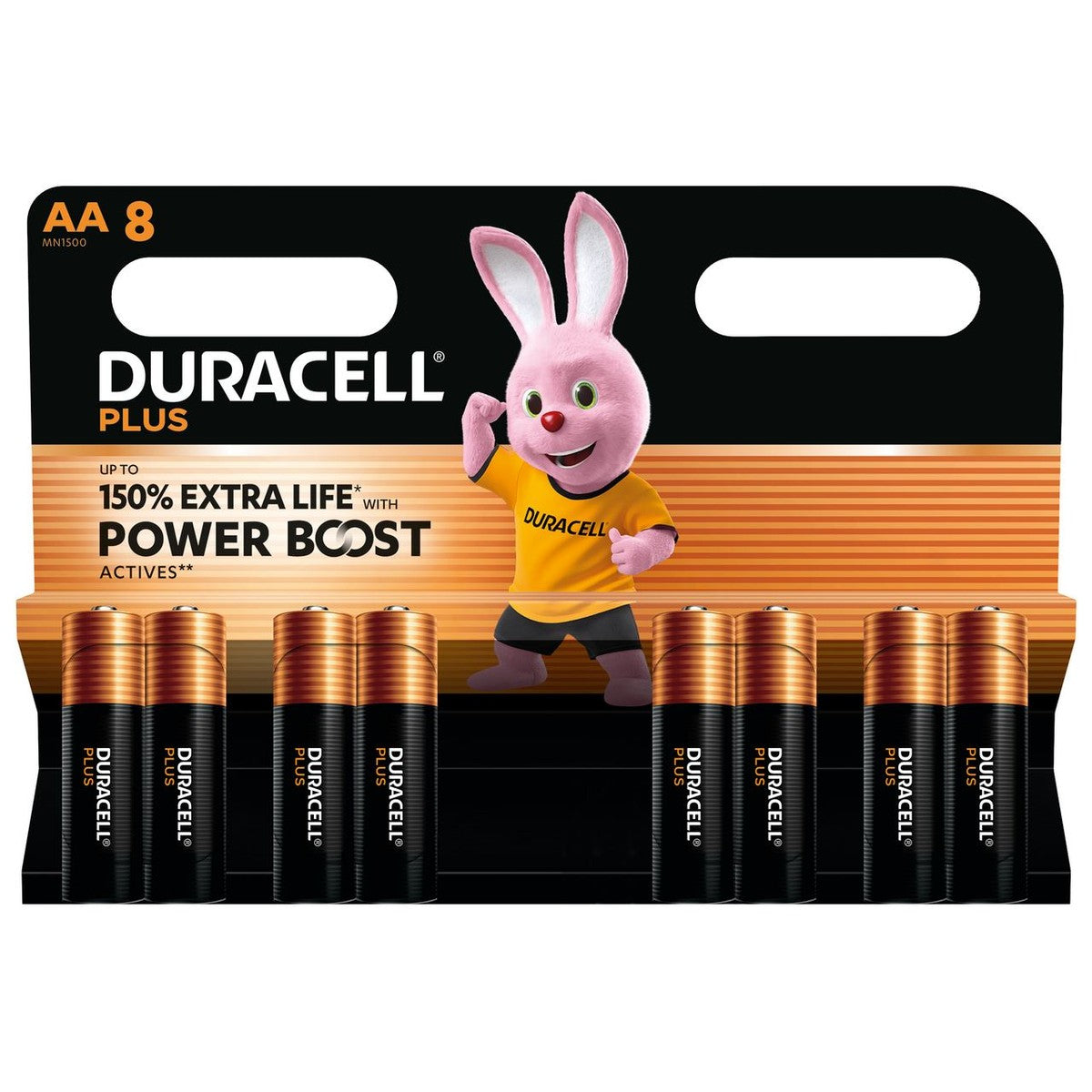 DURACELL Plus Alkaline AA 8 pieces