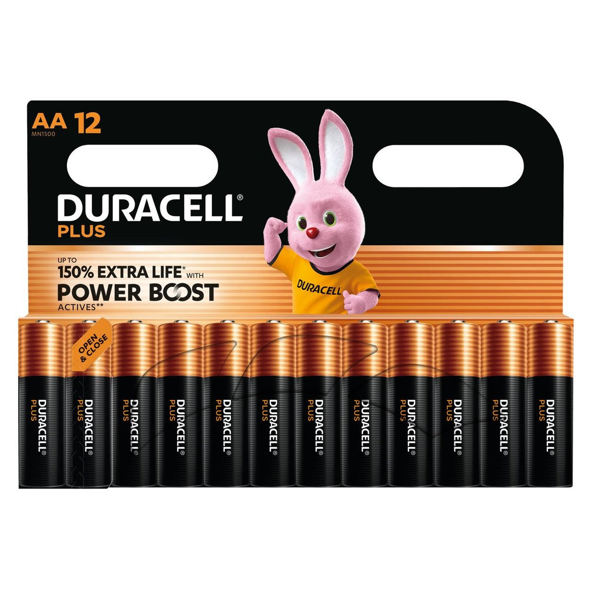 DURACELL Alkaline Plus AA 12 pieces
