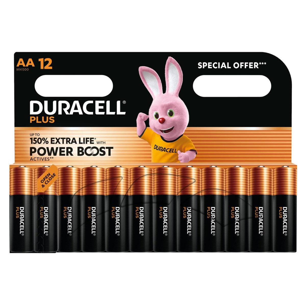 DURACELL Plus Power Boost AA 12 pieces