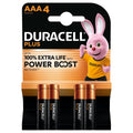 DURACELL Plus Alkaline Power Boost AAA 4 pieces