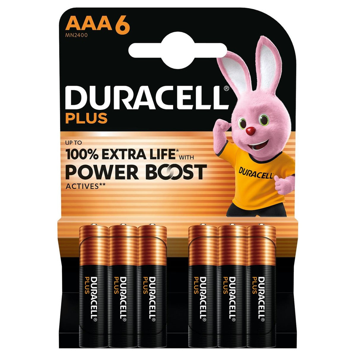 DURACELL Alkaline Plus AAA 6 pieces