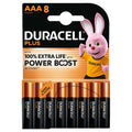 DURACELL Plus Alkaline AAA 8 pieces