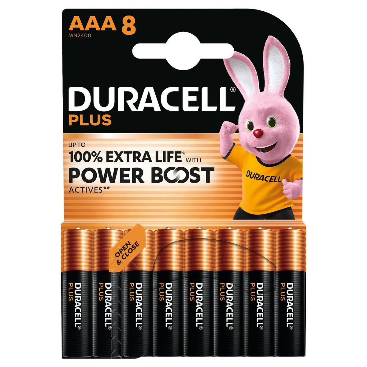 DURACELL Plus Alkaline AAA 8 pieces