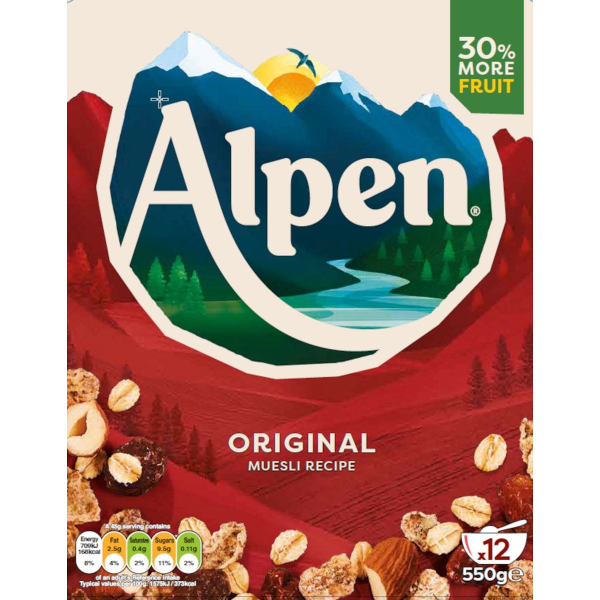 Alpen Muesli Original 550 g