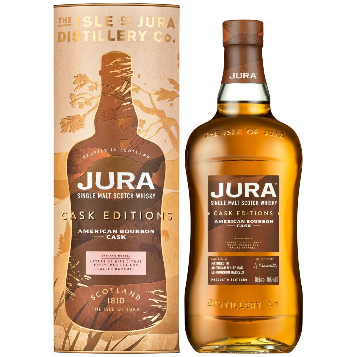 JURA Bourbon Cask 70 cl 40%
