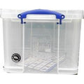 Really Useful Boxes Storage box 35 l Transparent