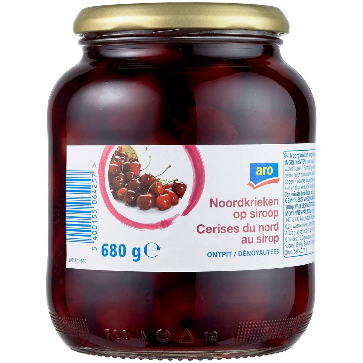 aro North Cherries pitted 680 g