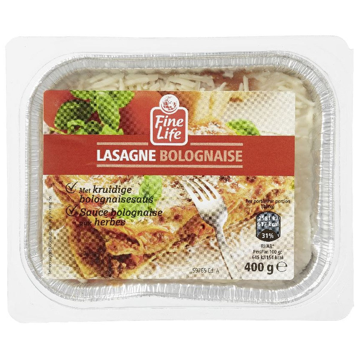 Bella Riviera Lasagna Bolognese 400 g