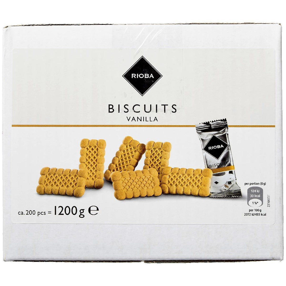 RIOBA Vanilla Biscuit 200 pieces 1.5 kg