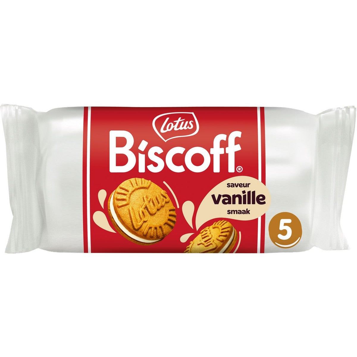 Lotus Biscoff Speculoos Sandwich Vanilla 5 pieces 50 g