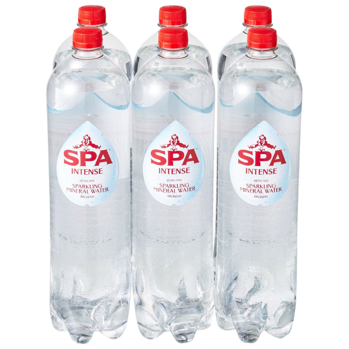 SPA Intense Sparkling Natural Mineral Water 6 x 1.5 l