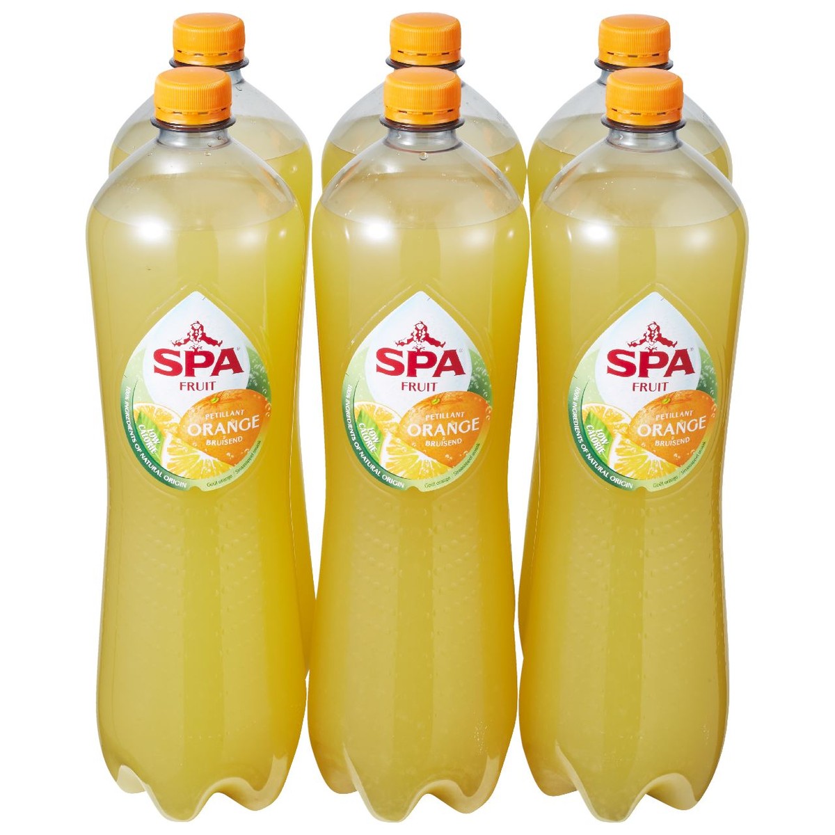 SPA Fruit Sparkling Fruity Soft Drink Orange 6 x 1.25 l
