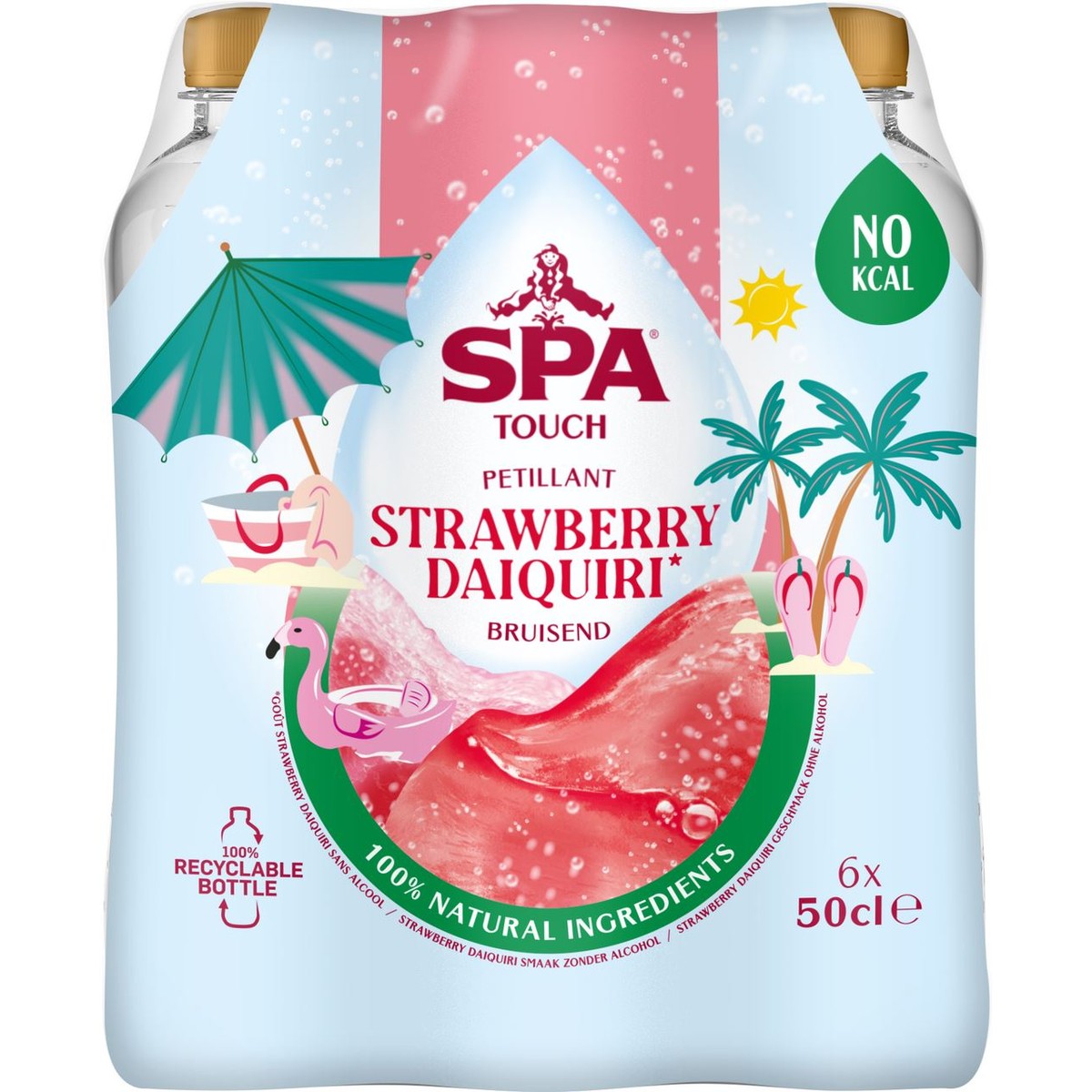 SPA Touch Mocktail Strawberry Daiquiri 6 x 50 cl