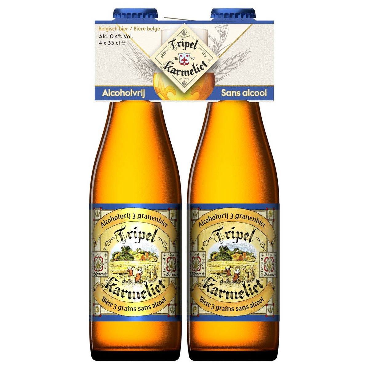 Karmeliet Tripel Low Alcohol 0.4% 4 x 33 cl