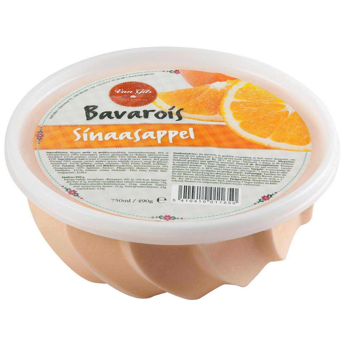 Van Gils Bavarois Turban orange 750 grams